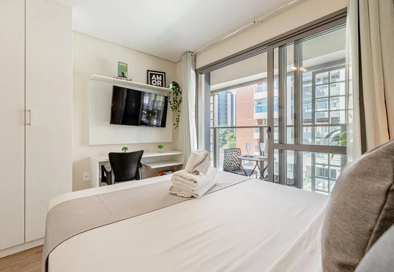 Apartment Easy Star - Studio Iluminado E Completo No Brooklin - Yd01H Sao Paulo