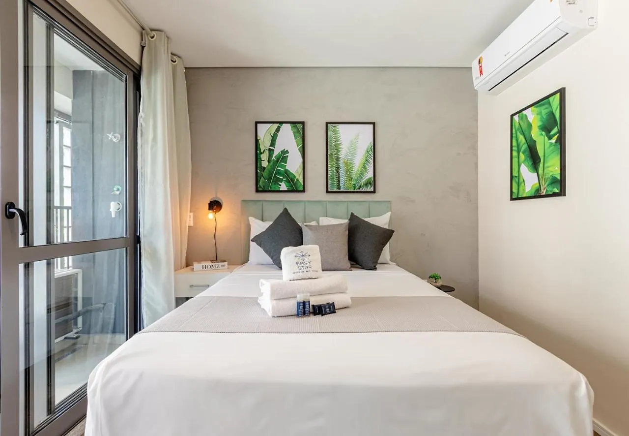 Apartment Easy Star - Studio Iluminado E Completo No Brooklin - Yd01H Sao Paulo Brazil